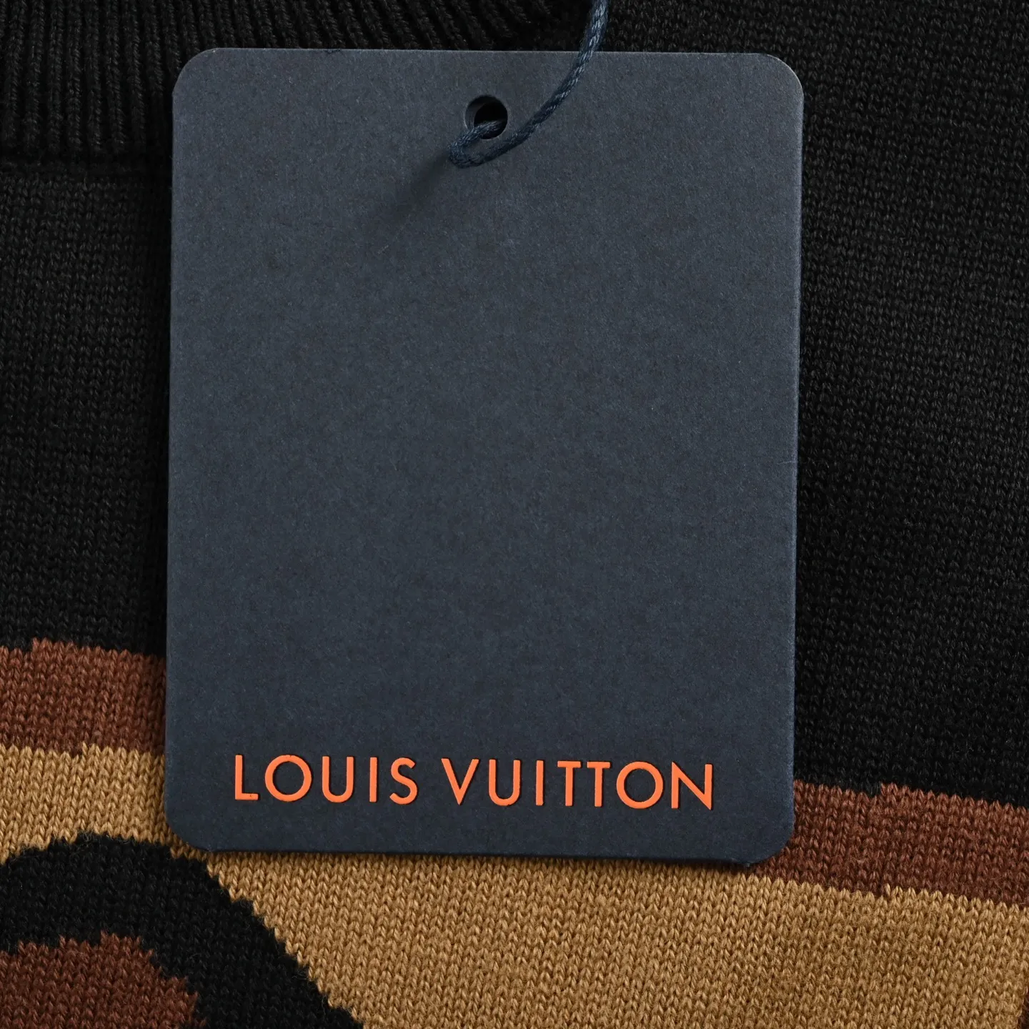 Louis Vuitton/Louis Vuitton 24ss Fei Dong treasure chest jacquard knitted short sleeves
